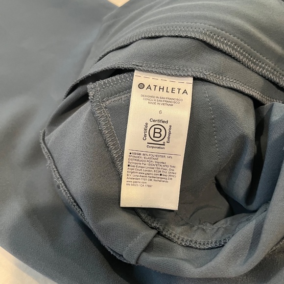 Athleta Women’s Wide Leg Pants Size 6 Blue - Picture 9 of 11